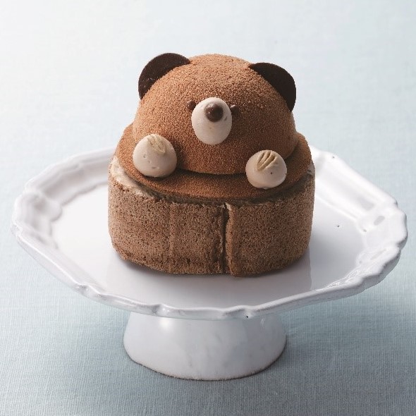 パティスリーヤナギムラ／「ヤナギムラのしろくまロール ショコラくん」1個594円