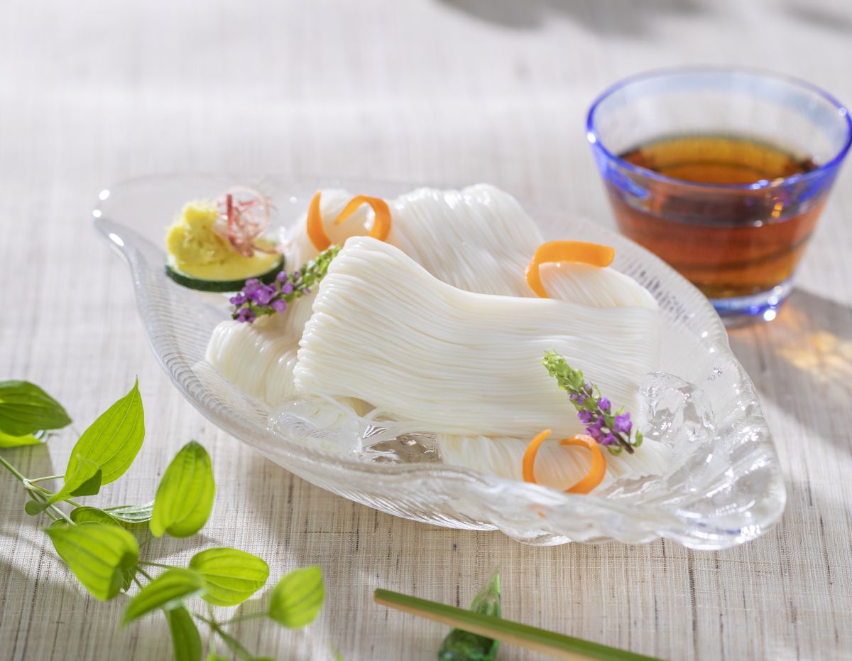 和風にも洋風にもアレンジできるところが魅力的な「揖保乃糸」