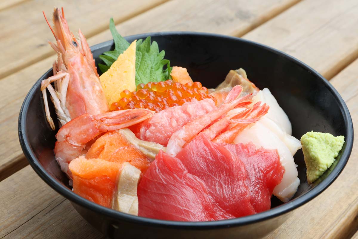 マイ海鮮丼の完成