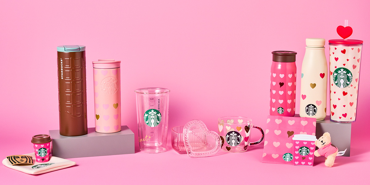 【スタバ新作】バレンタインの王道、チョコとハートがモチーフ! 2023年「Winter シーズン第2弾 グッズ」が発売!