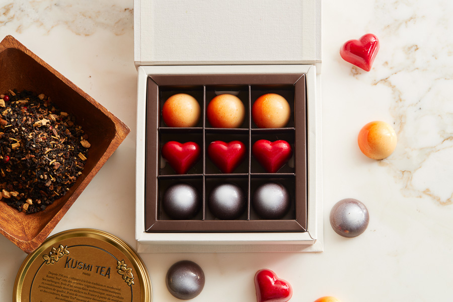 「ボンボンショコラ」3700円（3種各3個 計9個入り）※各月300箱限定