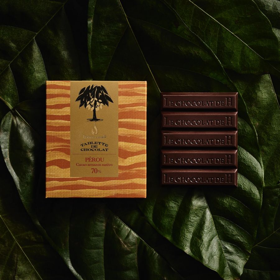 「タブレットショコラ ペルー カカオ アマゾン ナティーボ 70％」780円