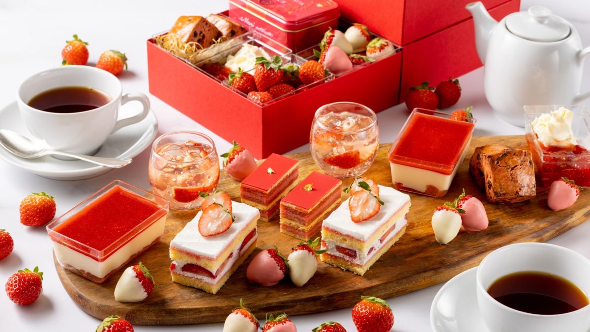 【グランド ハイアット 東京】ひと足早い春の訪れをご自宅で。いちご好きにはたまらない「ストロベリーアフタヌーンティー スイーツボックス」新発売