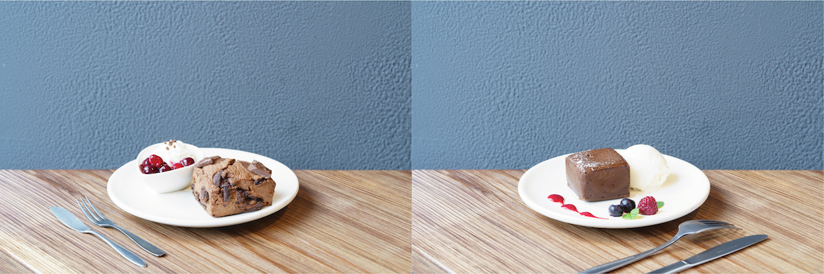 (左)「チョコレートスコーン」500円、(右)「フォンダンショコラ」600円