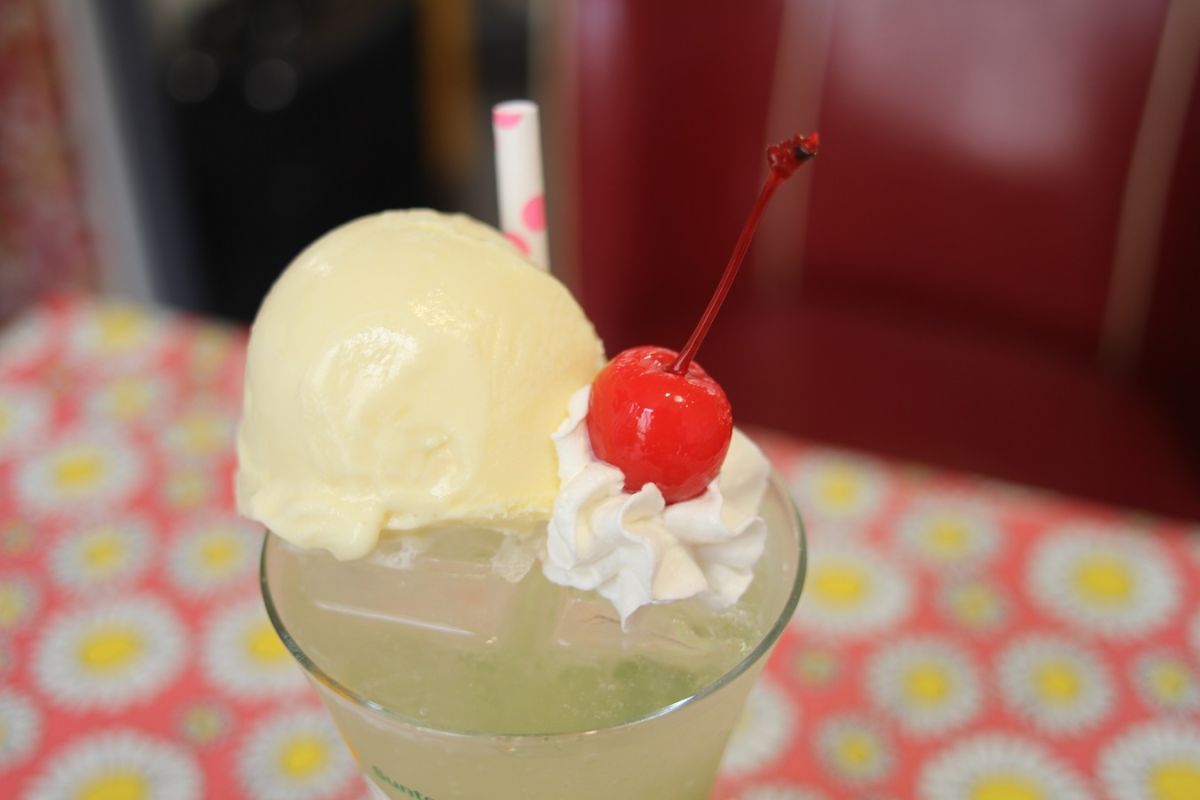 とろりとしたアイスクリームも絶品！