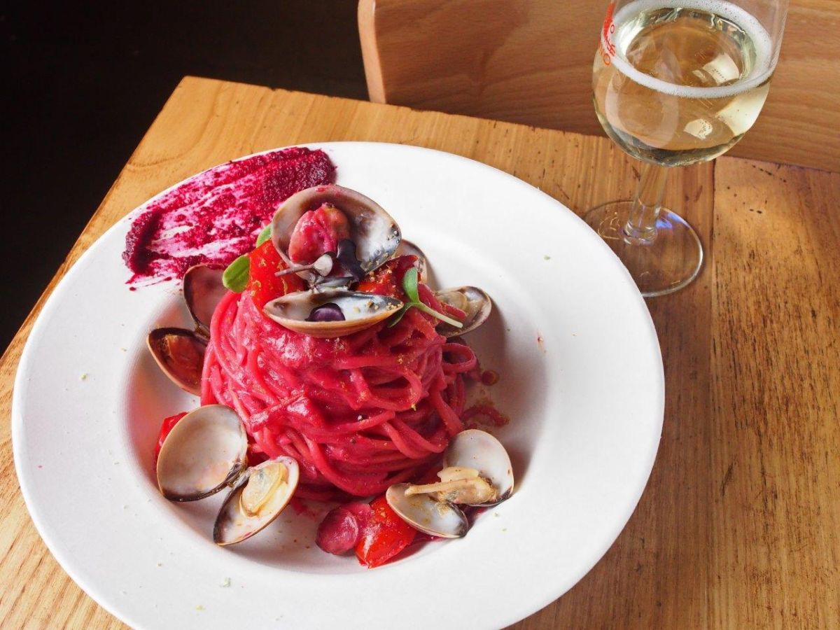 バルバビエートラソースのヴォンゴレスパゲッティ