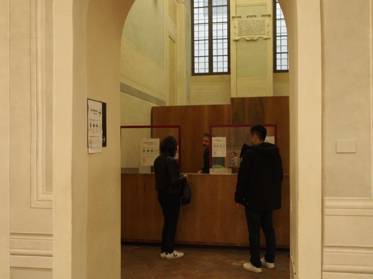 セキュリティチェックを通った先にあるクローク