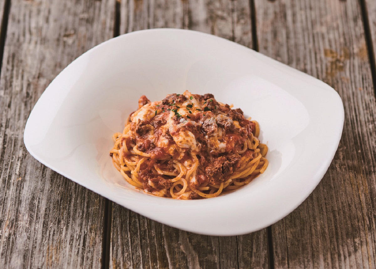 「あかくら」の川場産モッツァレラのポロネーゼ