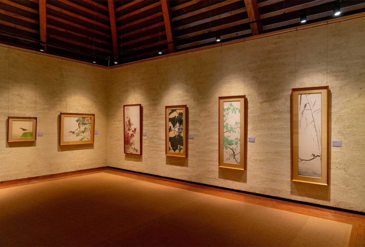 奄美の自然を独自の視点で切り取った作品が並ぶ