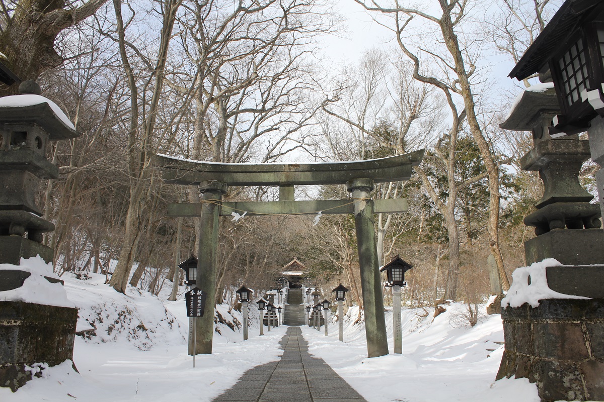 雪に包まれていっそう神秘的