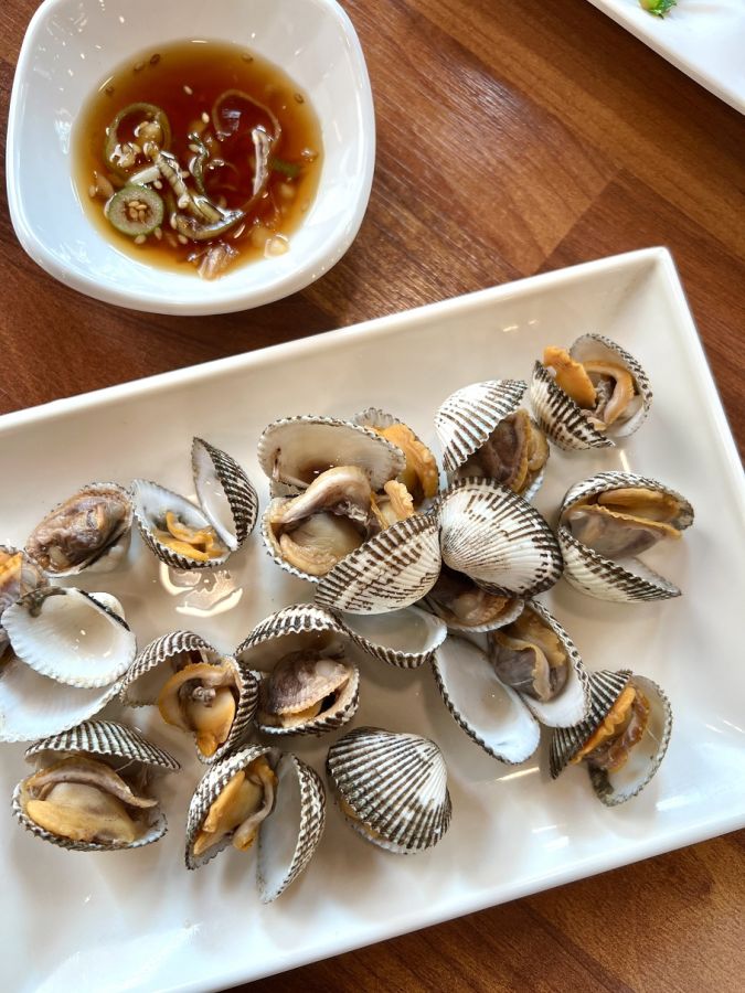 茹でたてのハイガイ