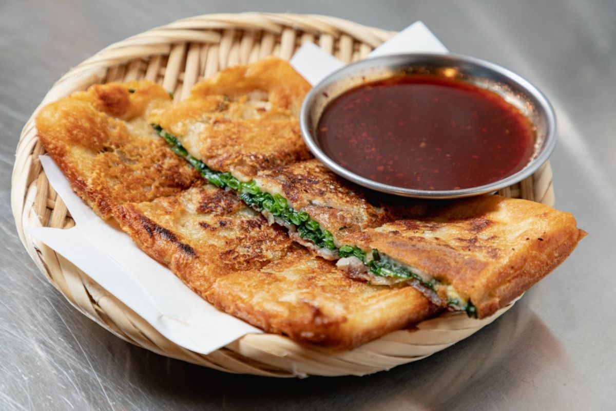 ネギ豚チヂミ600円