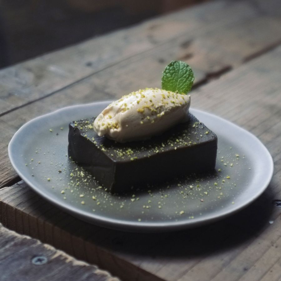 「ほうじ茶のテリーヌ」600円