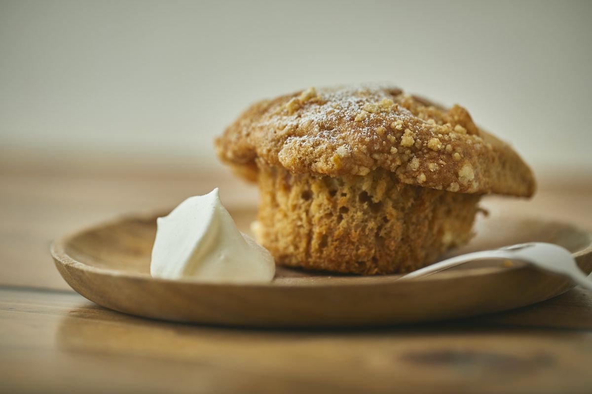 本日のマフィン りんごとサワークリームのシナモンチャイマフィン 440円