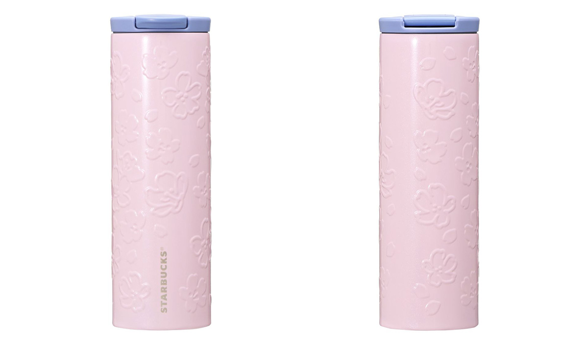 「SAKURA2023ステンレスシリンダ－タンブラーエンボス」473ml 4250円