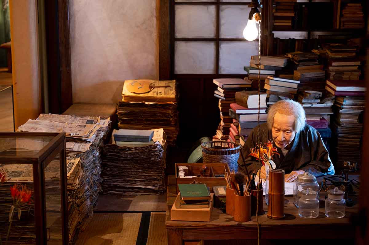 牧野富太郎の書斎