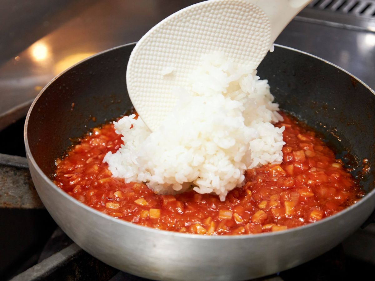 ごはんの量は2人分で150gが目安