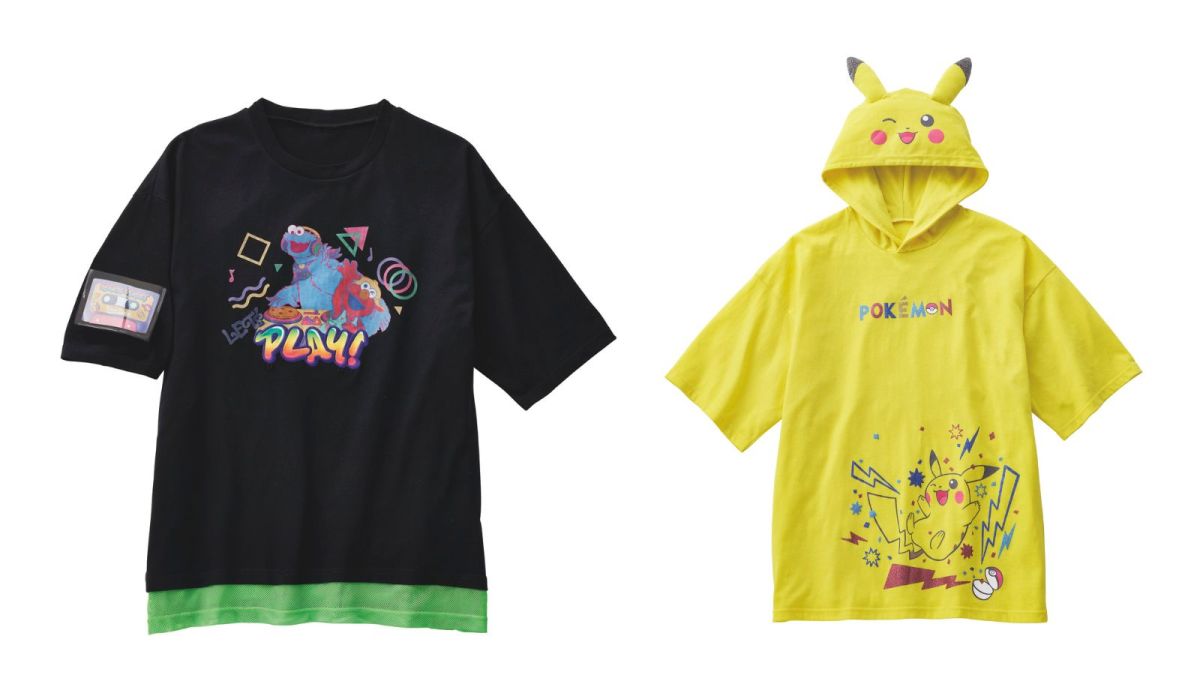 Tシャツ（左・3800円）、半袖パーカー（右・4600円）