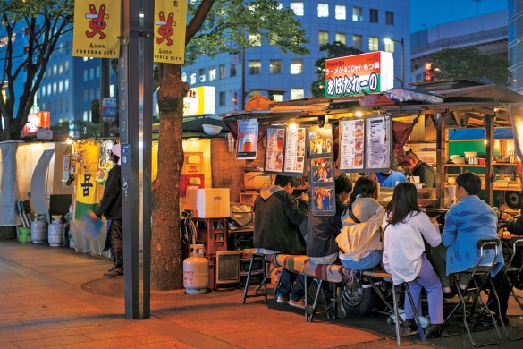 天神エリアの屋台