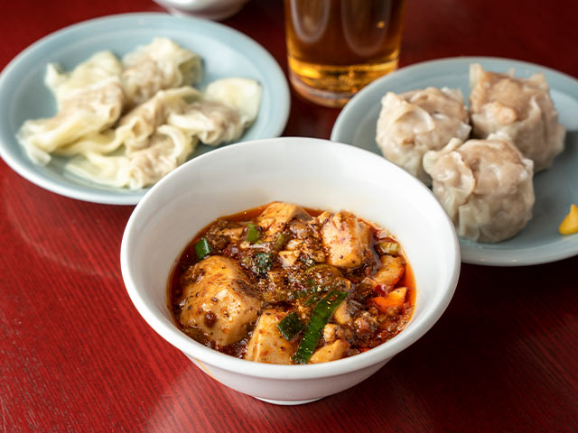 「ちょい飲みセット」1000円／成都正宗担々麺 つじ田