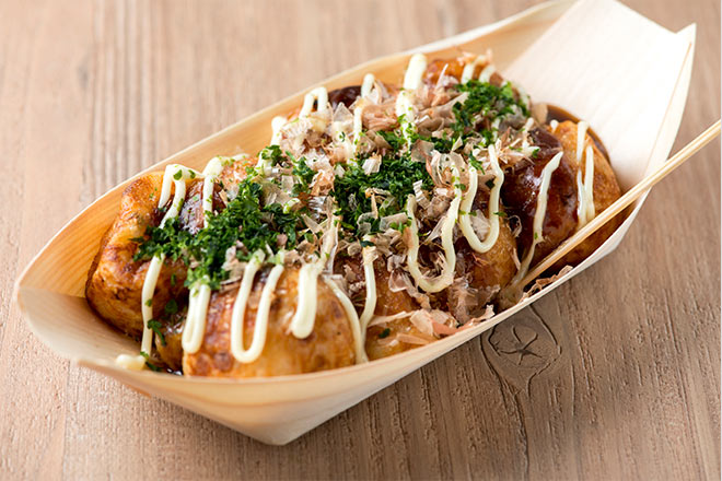 「たこ焼き」500円／アークヒルズカフェ