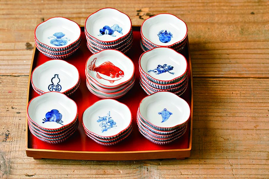 「豆皿」（各1430円）