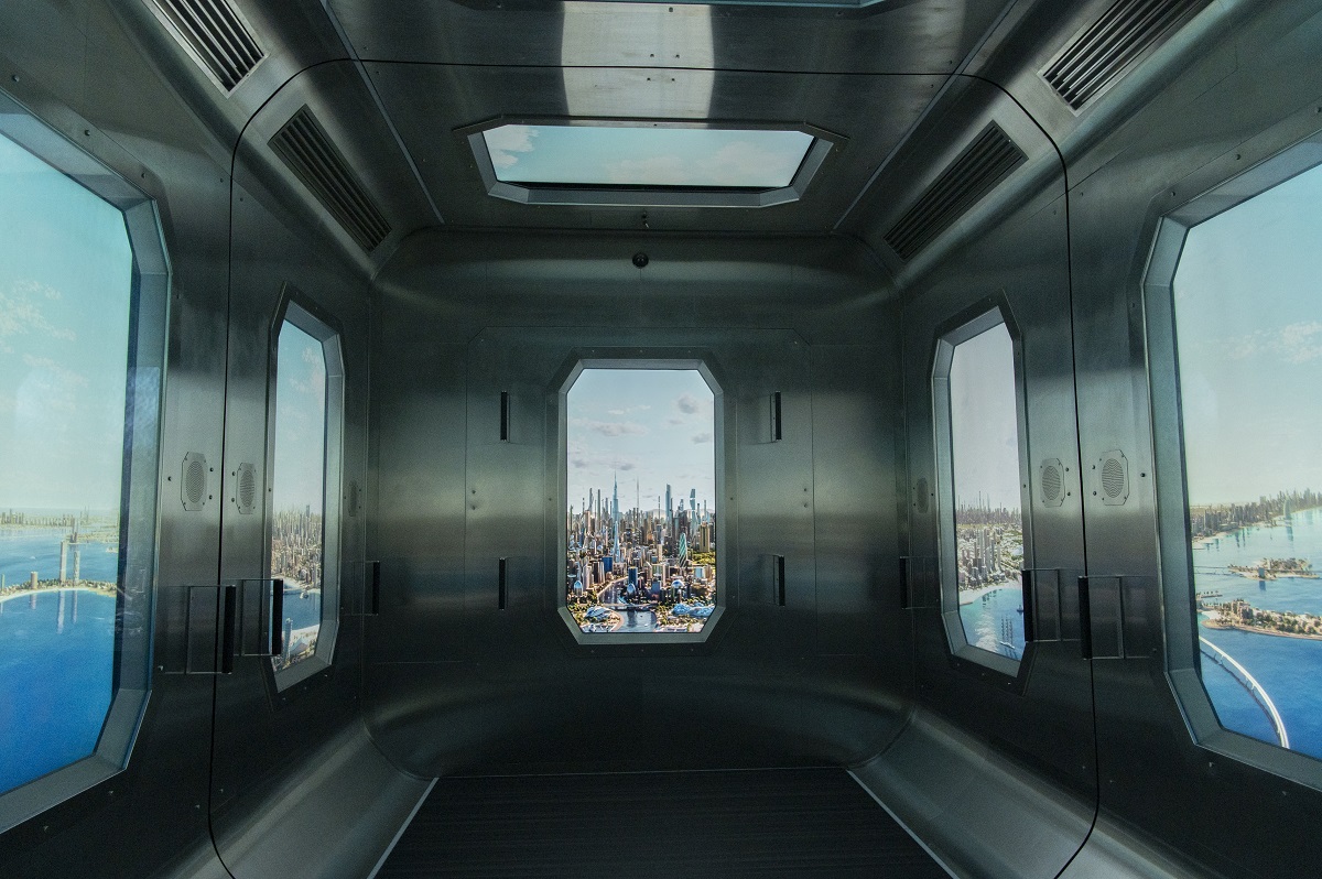 宇宙船（エレベーター）に乗って宇宙ステーションへ！