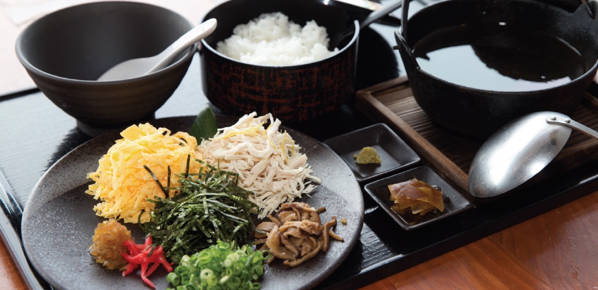 奄美の郷土料理「鶏飯」（1300円）