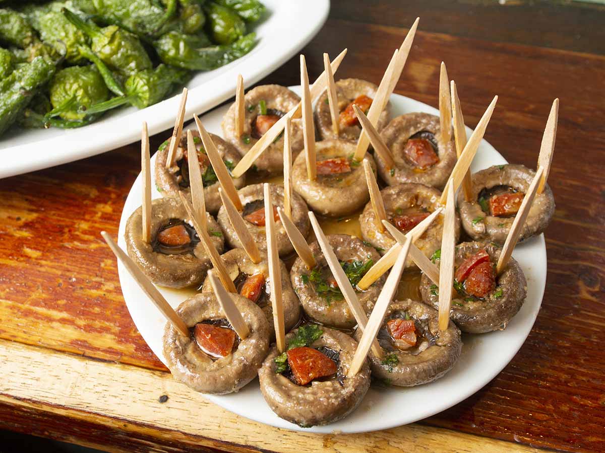 「チャンピニョン・ア・ラ・プランチャ」