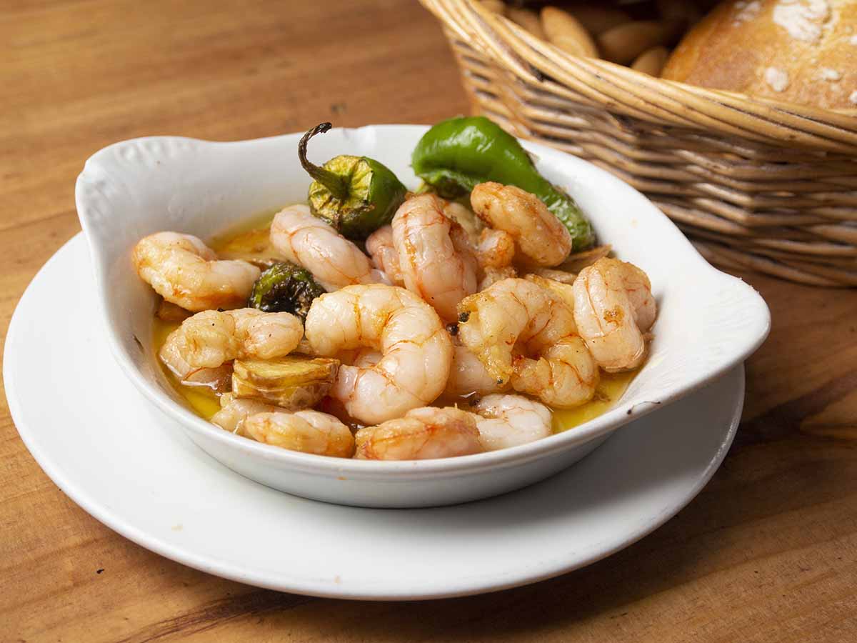 「ガンバス・アル・アヒーリョ」