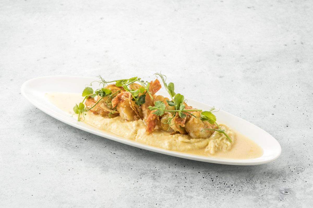 ガーリックシュリンプ 29ドル／The Royal Hawaiian, a Luxury Collection Resort, Waikiki