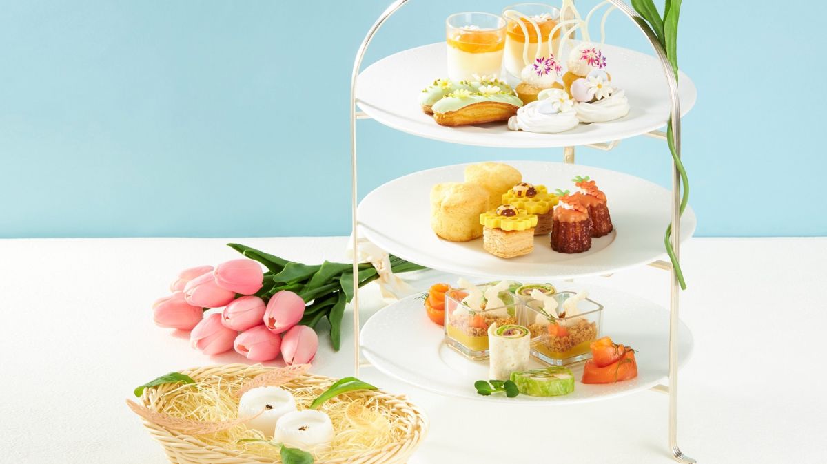 【ザ・プリンス パークタワー東京】鳥の巣モチーフのイースターエッグやラビットマフィンが激かわ！イースターをテーマにしたアフタヌーンティー