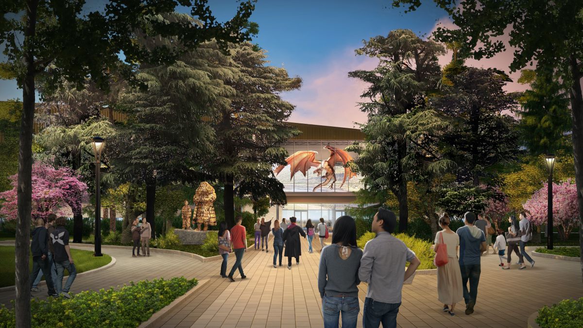 エントランスのイメージ画像／‘Wizarding World’ and all related names, characters and indicia are trademarks of and © Warner Bros. Entertainment Inc. – Wizarding World publishing rights © J.K. Rowling.