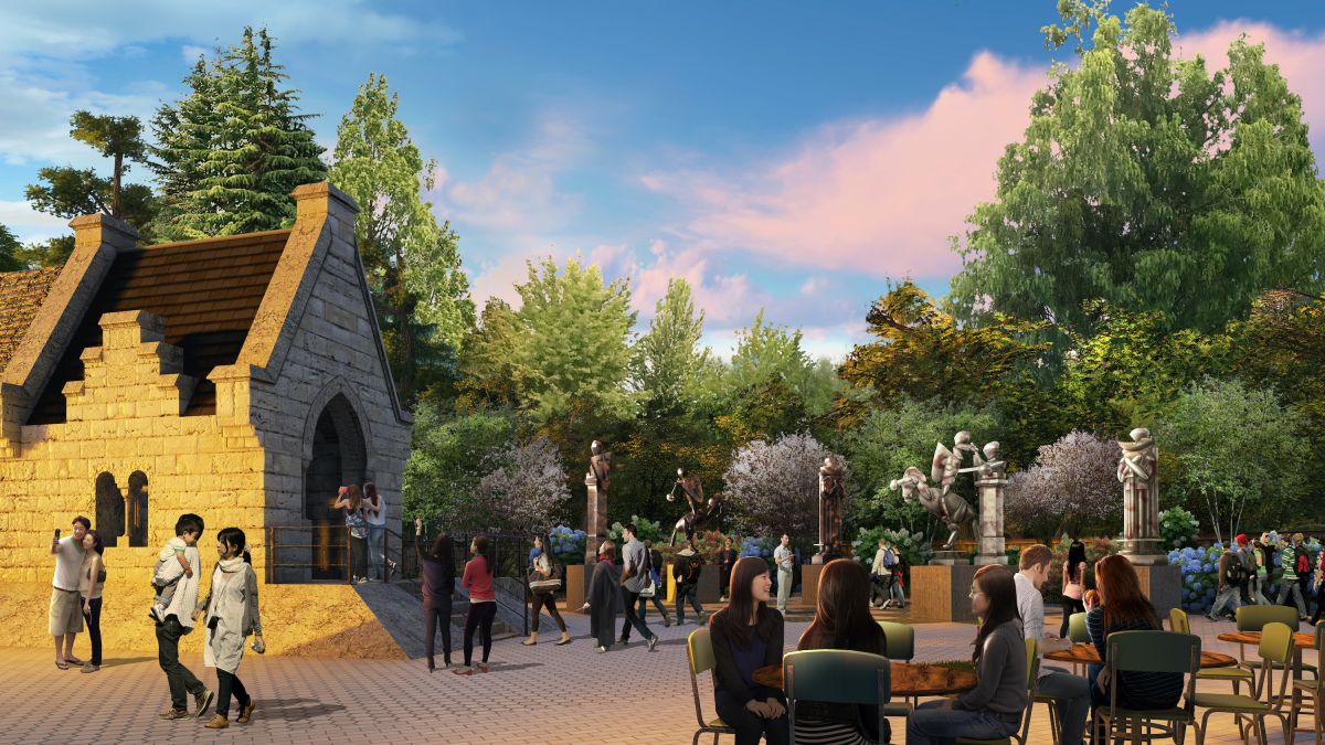 「バックロットカフェ」のイメージ／‘Wizarding World’ and all related names, characters and indicia are trademarks of and © Warner Bros. Entertainment Inc. – Wizarding World publishing rights © J.K. Rowling.