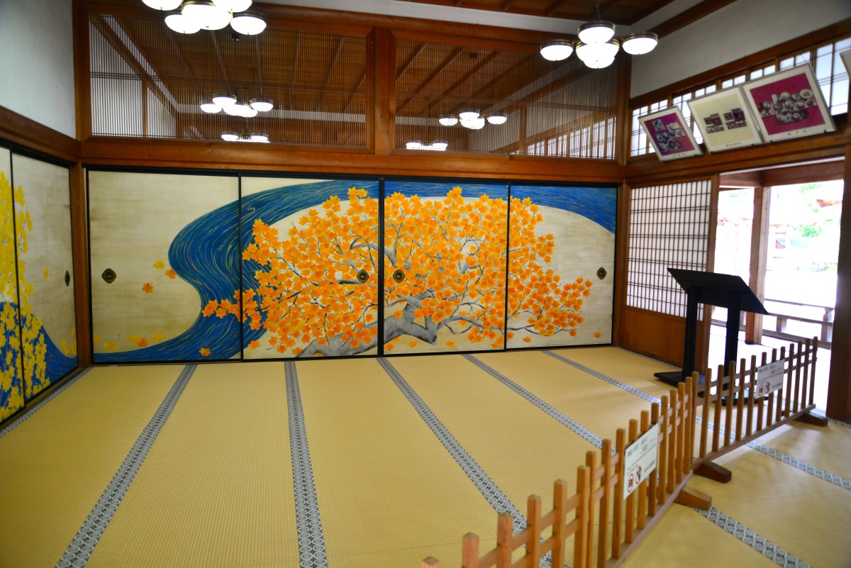 高野山　金剛峯寺　別殿　守屋多々志画伯 襖絵