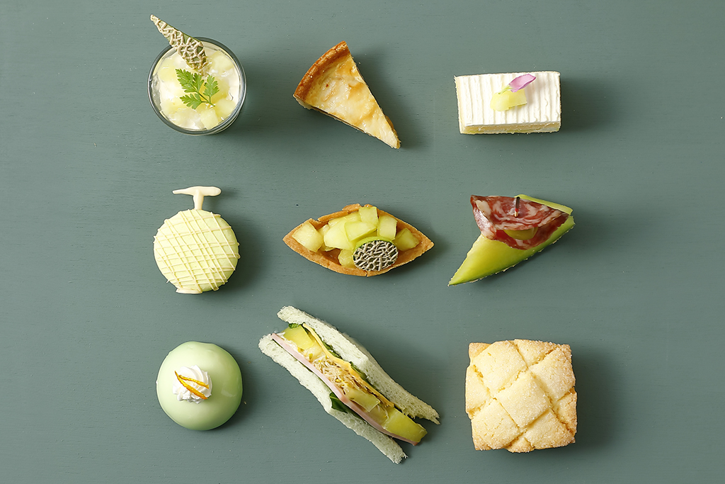 メロンアフタヌーンティー ラインアップ（1名分）