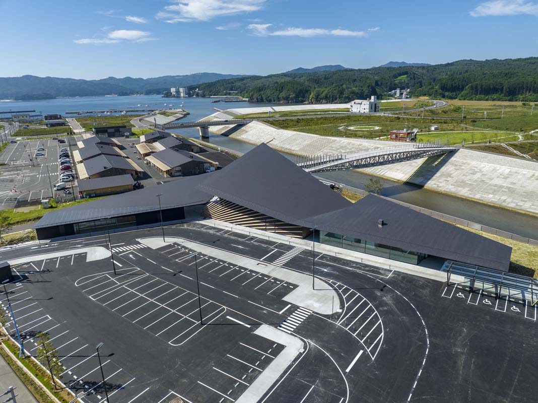 南三陸町の中心部