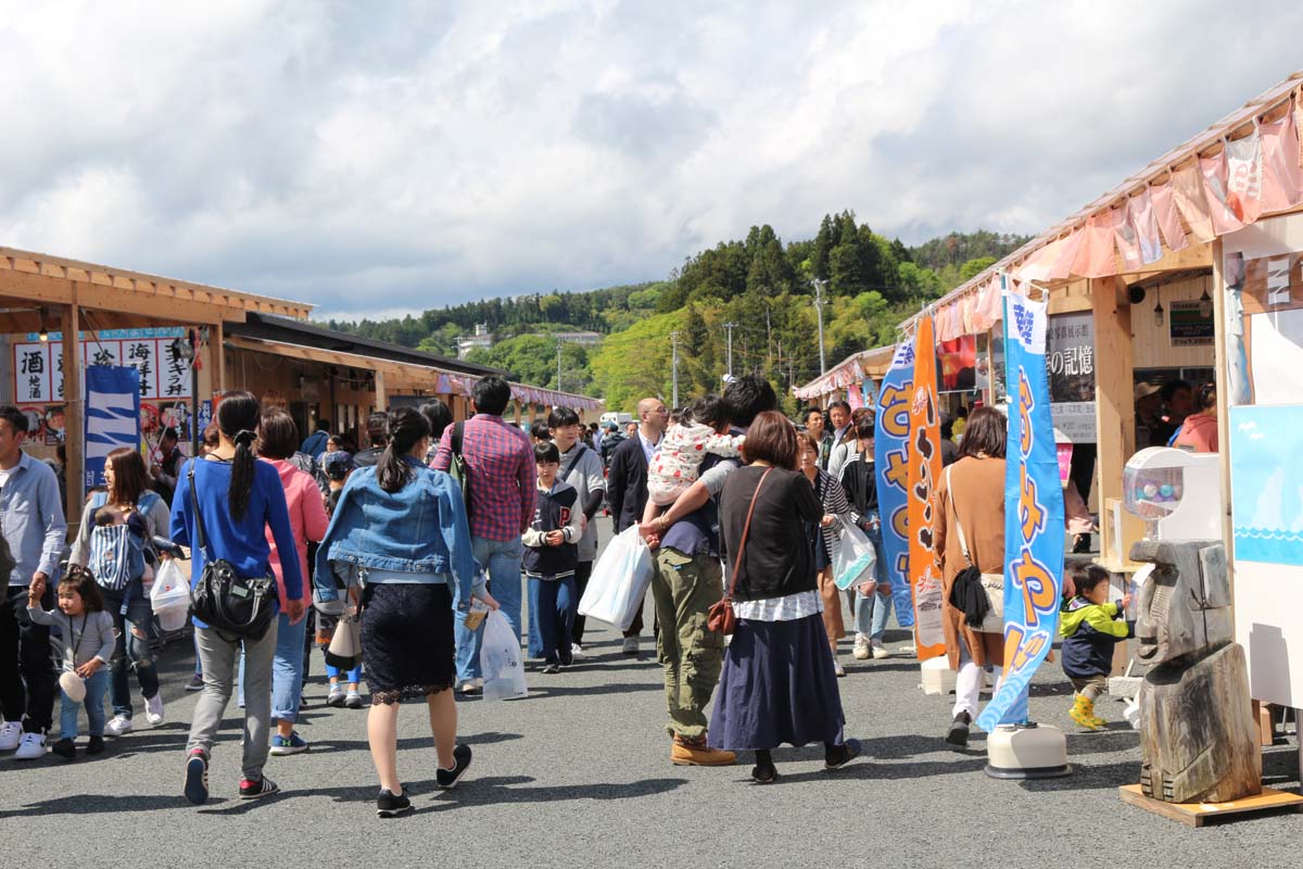 南三陸さんさん商店街／写真提供：南三陸町