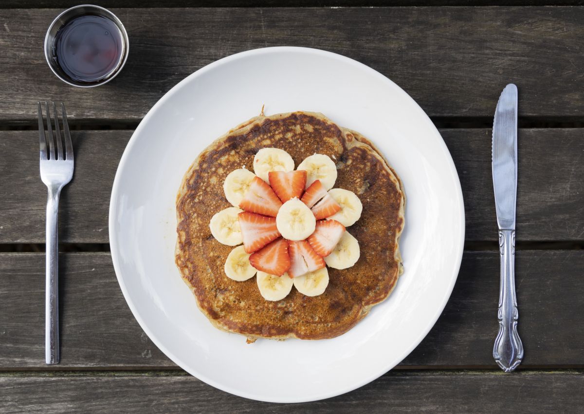 「ヴィーガンバナナパンケーキ」$11.25