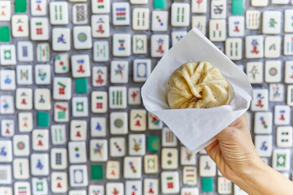 「肉包子（にくぱおず）」1個300円