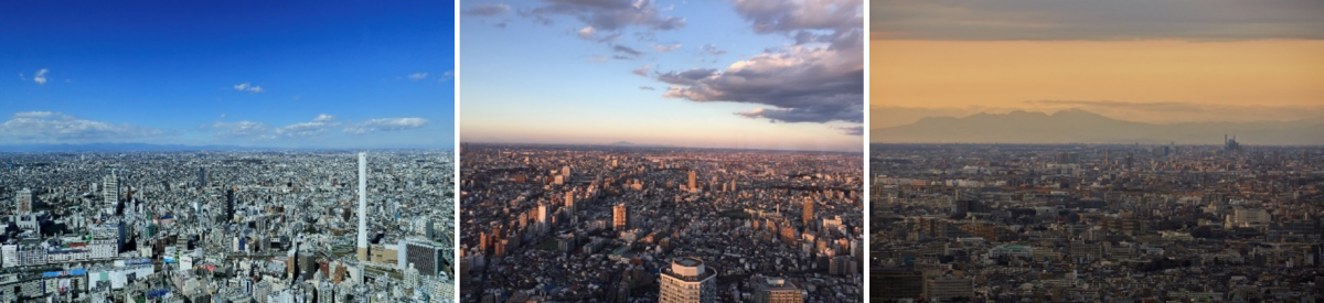 イベントスペース方面から見ることができる景色（北側）