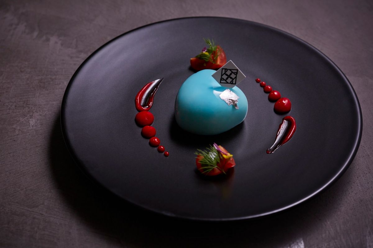 「海老と帆立のムース レッドマヨネーズソース」1650円