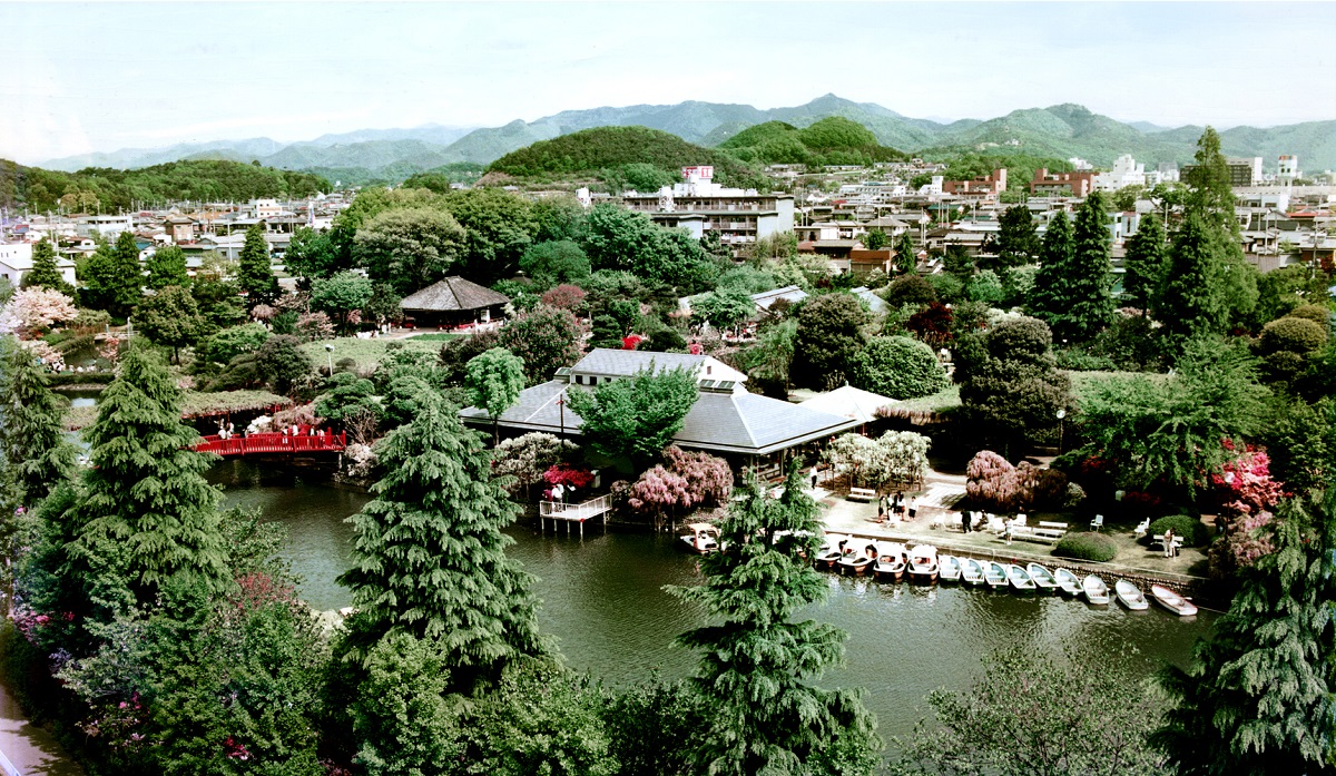 昭和43年（1968）創立。足利市街地にあった頃の早川農園