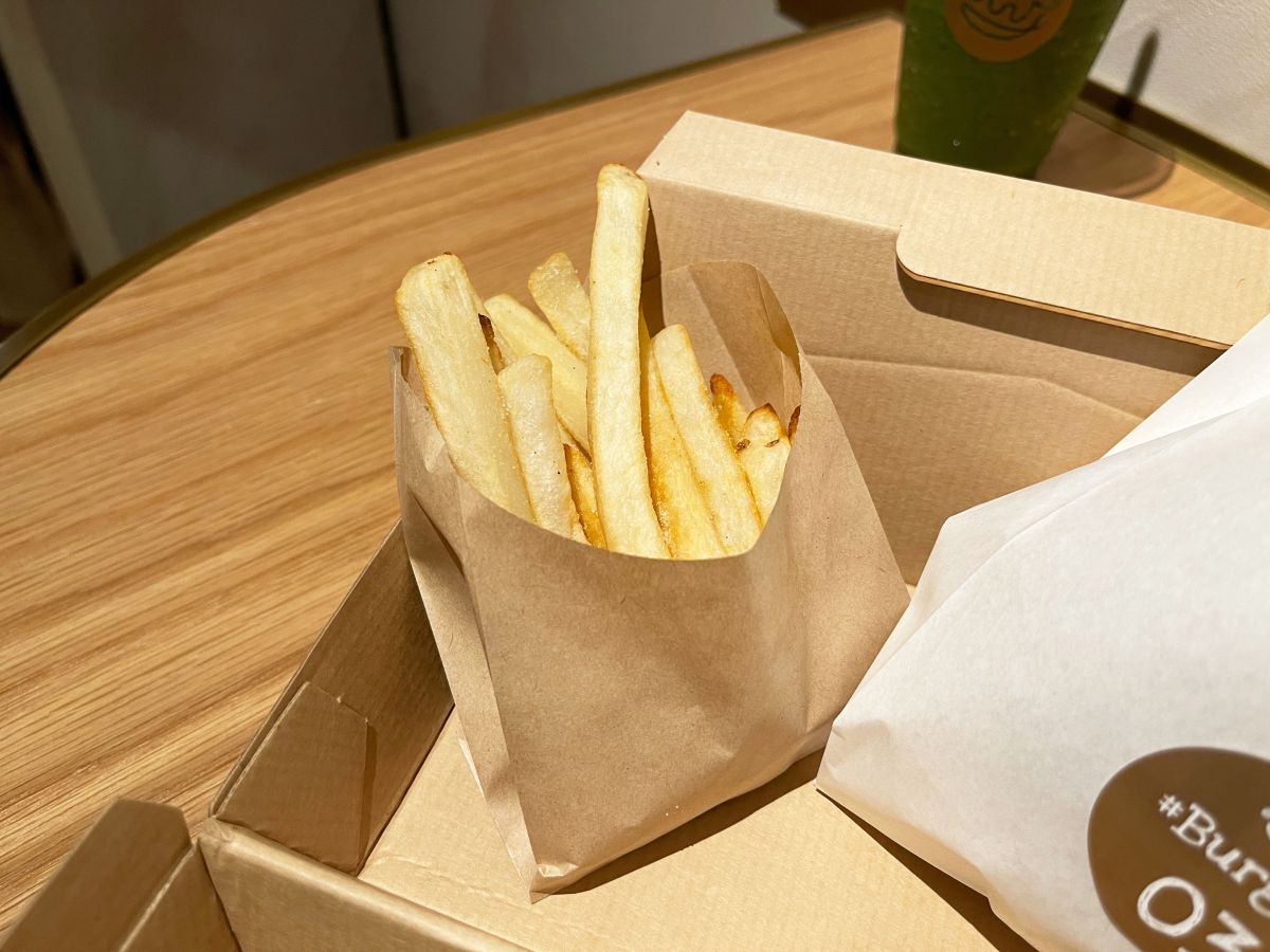 「ポテト」単品の場合は250円