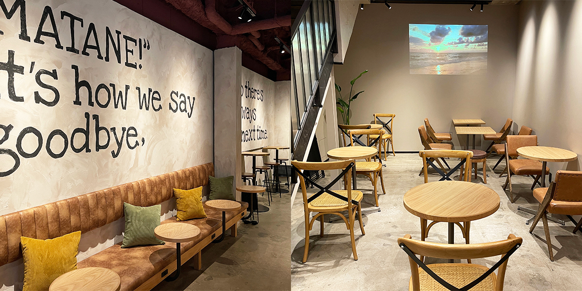 （写真左）1階（右）地下