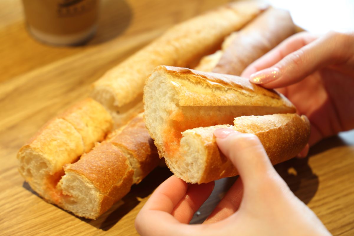 「明太フランス」450円（イートイン459円）