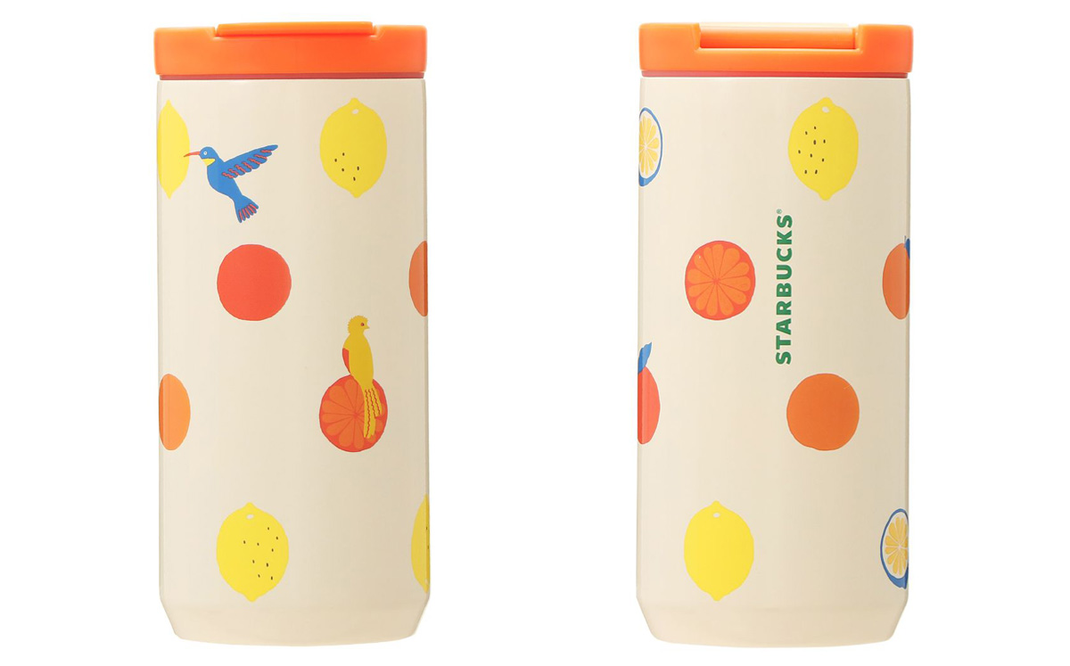 「ステンレスタンブラーレモンオレンジ」355ml 3650円