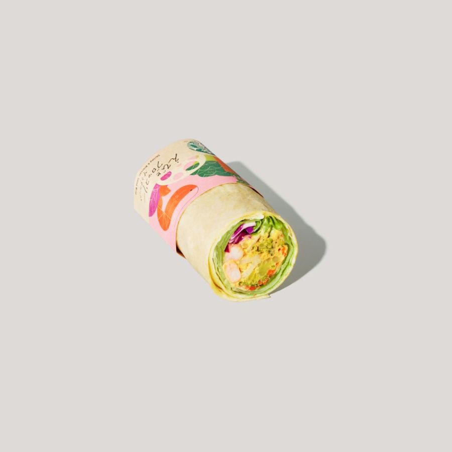 「えびとブロッコリー サラダラップ」510円