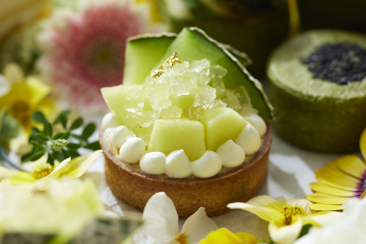 「ジンジャーメロンタルト」800円