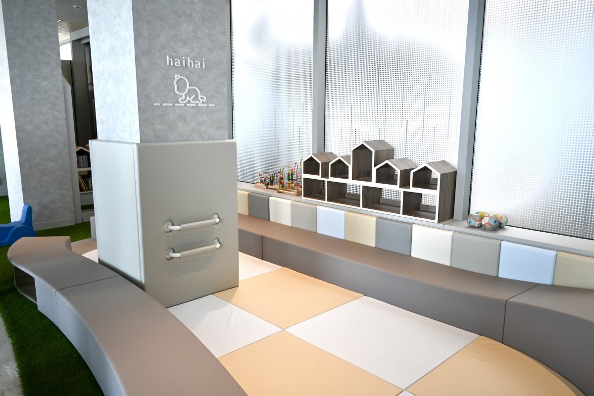 18カ月未満の子どもと楽しめる「ハイハイスペース」」